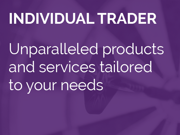 Individual Trader - Unparalleled products and services tailored to your needs 